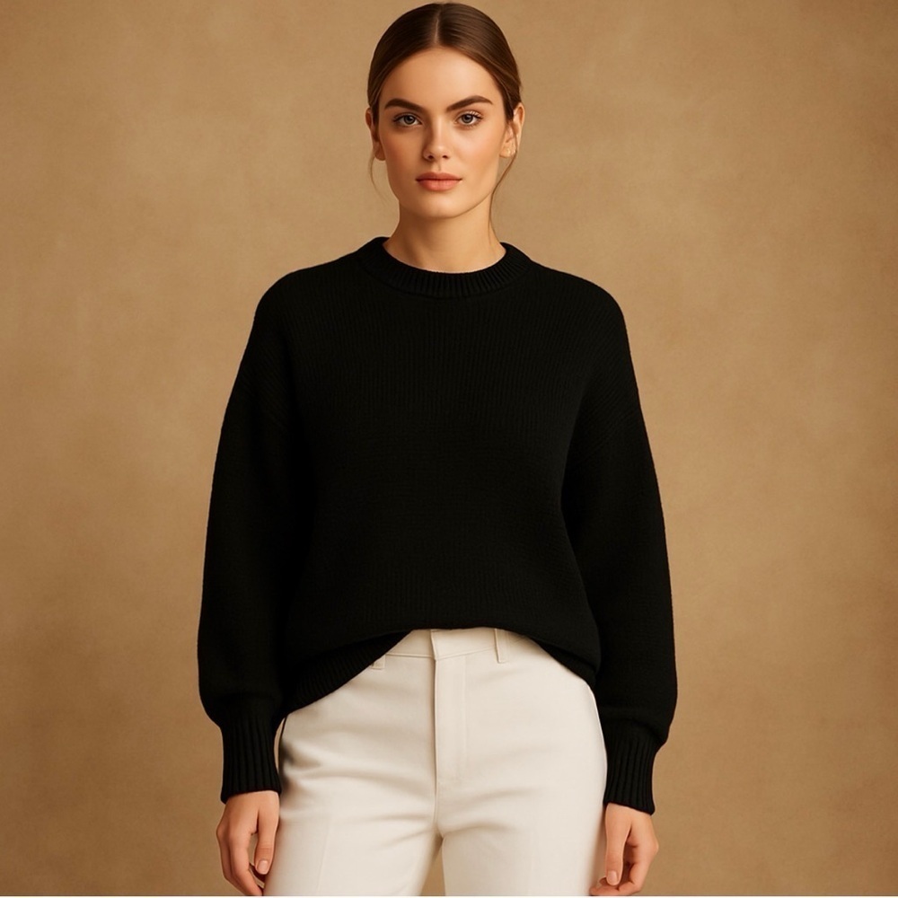 Alya Knit Black Women's Sweater Size Small